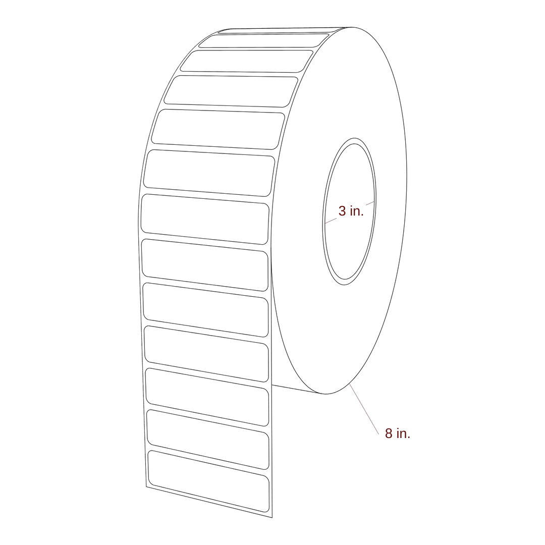 2.75" x 0.75" Inkjet Label Rolls | Fits Epson ColorWorks, VIPColor & Primera