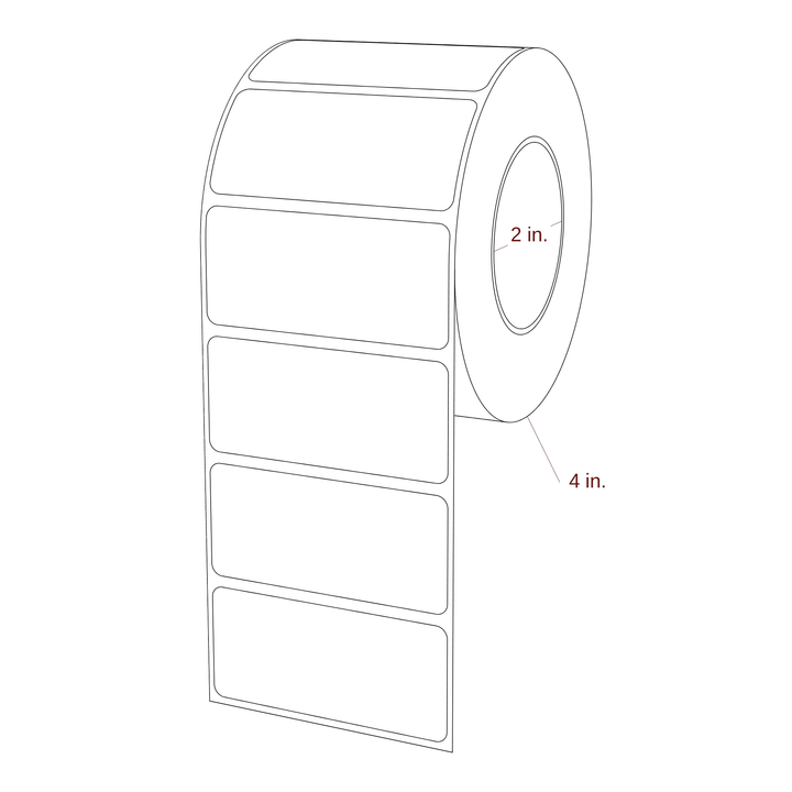 2.75" x 1.25" Inkjet Label Rolls | Fits Epson ColorWorks, VIPColor & Primera