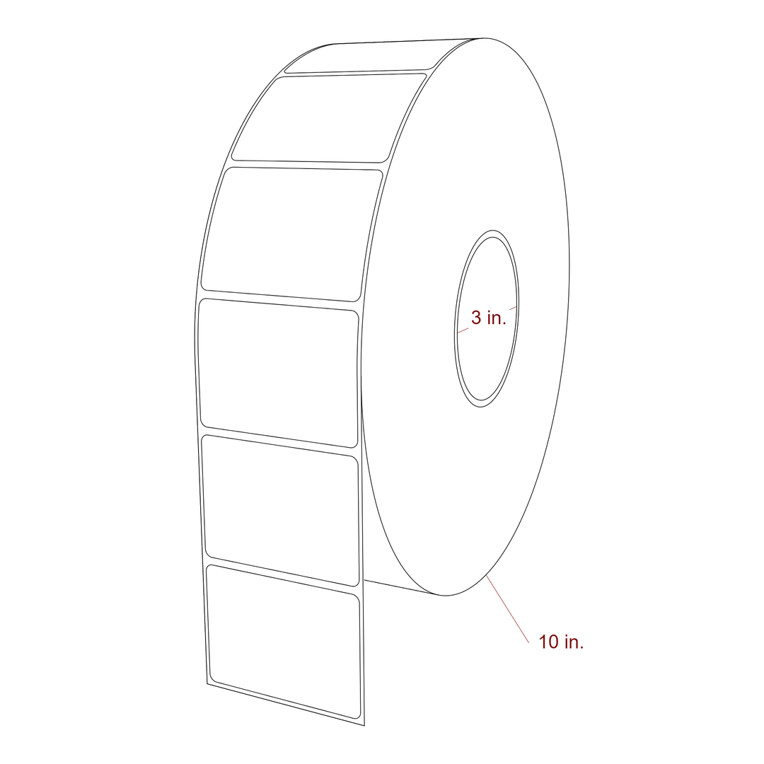 2.75" x 2" Inkjet Label Rolls | Fits Epson ColorWorks, VIPColor & Primera