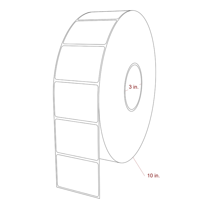 2.75" x 2" Inkjet Label Rolls | Fits Epson ColorWorks, VIPColor & Primera
