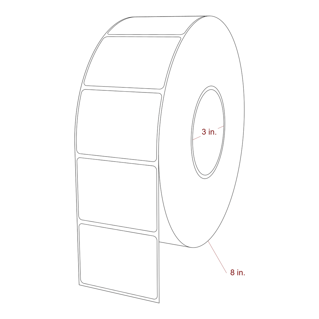 2.75" x 2" Inkjet Label Rolls | Fits Epson ColorWorks, VIPColor & Primera