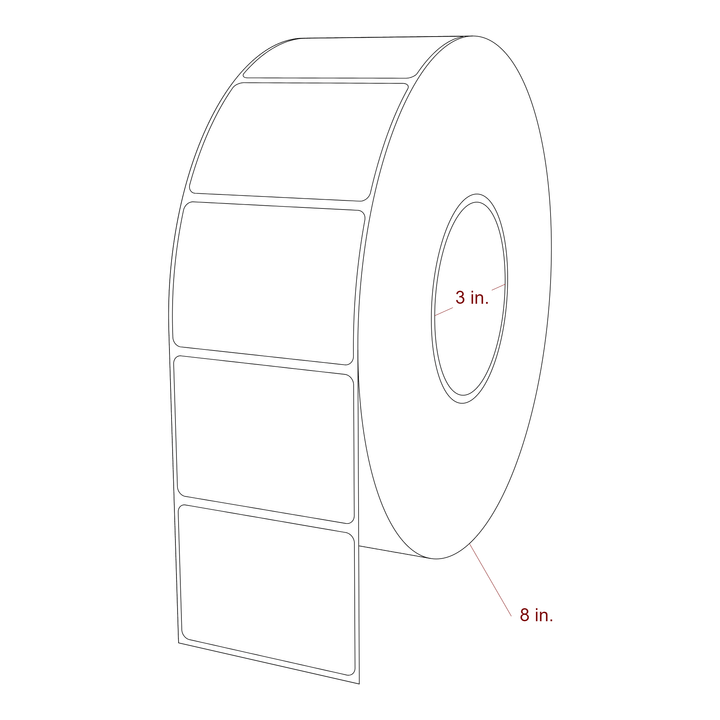 2.75" x 2" Inkjet Label Rolls | Fits Epson ColorWorks, VIPColor & Primera
