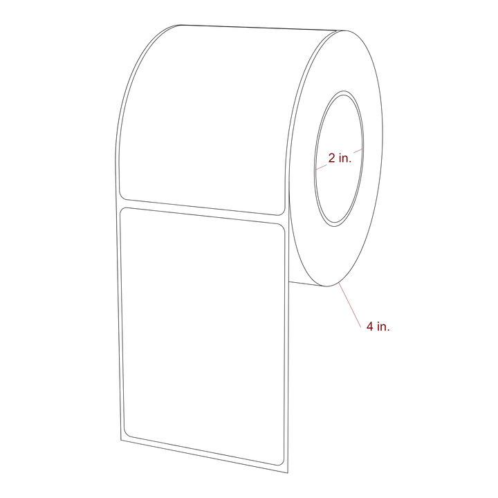 2.75" x 3.6875" Inkjet Label Rolls | Fits Epson ColorWorks, VIPColor & Primera