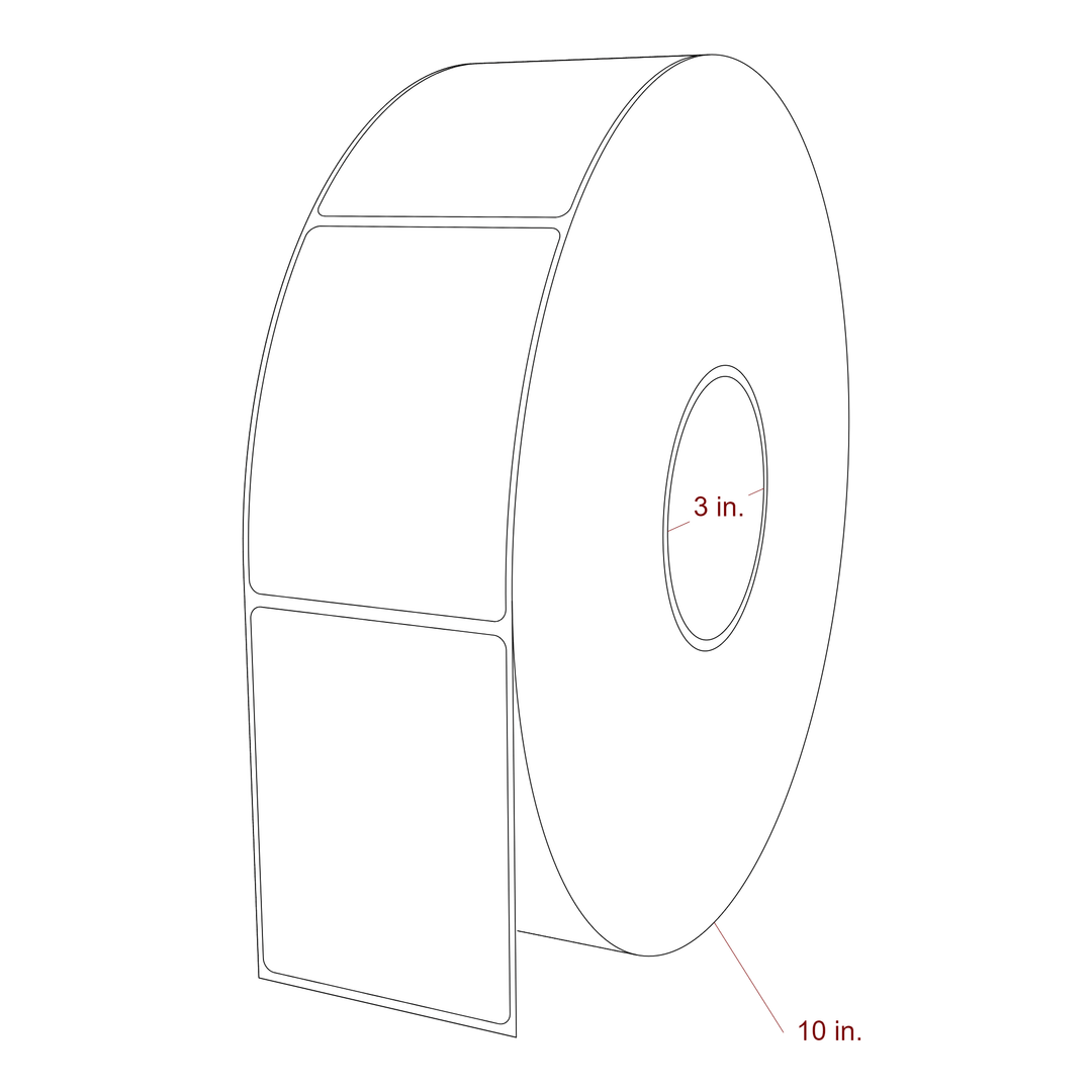 2.75" x 3.6875" Inkjet Label Rolls | Fits Epson ColorWorks, VIPColor & Primera