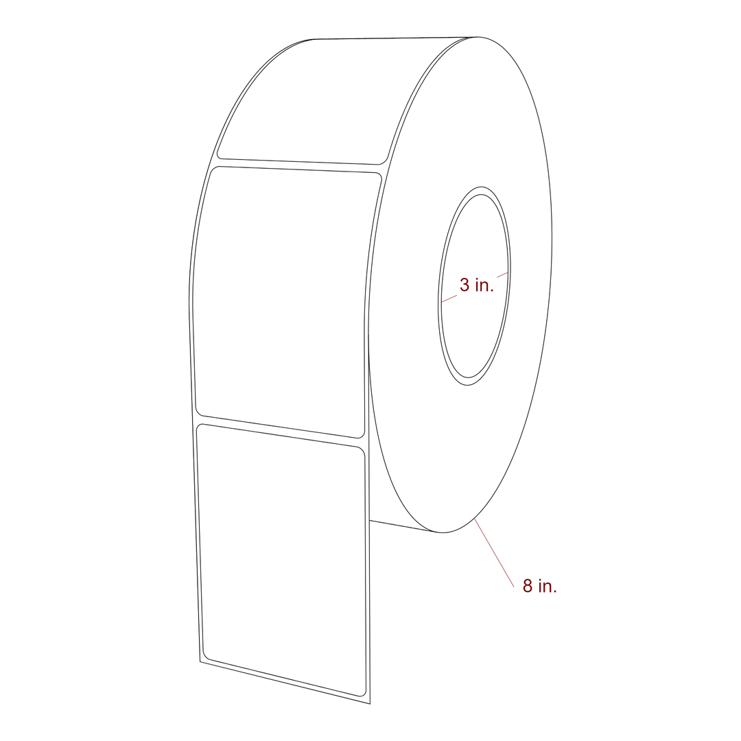 2.75" x 3.6875" Inkjet Label Rolls | Fits Epson ColorWorks, VIPColor & Primera
