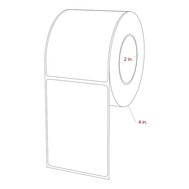 2.75" x 3.75" Inkjet Label Rolls | Fits Epson ColorWorks, VIPColor & Primera