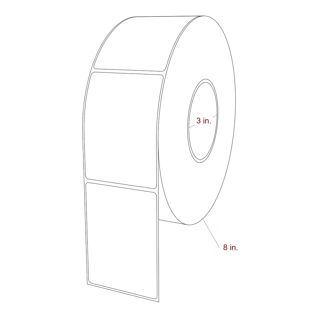 2.75" x 3.75" Inkjet Label Rolls | Fits Epson ColorWorks, VIPColor & Primera