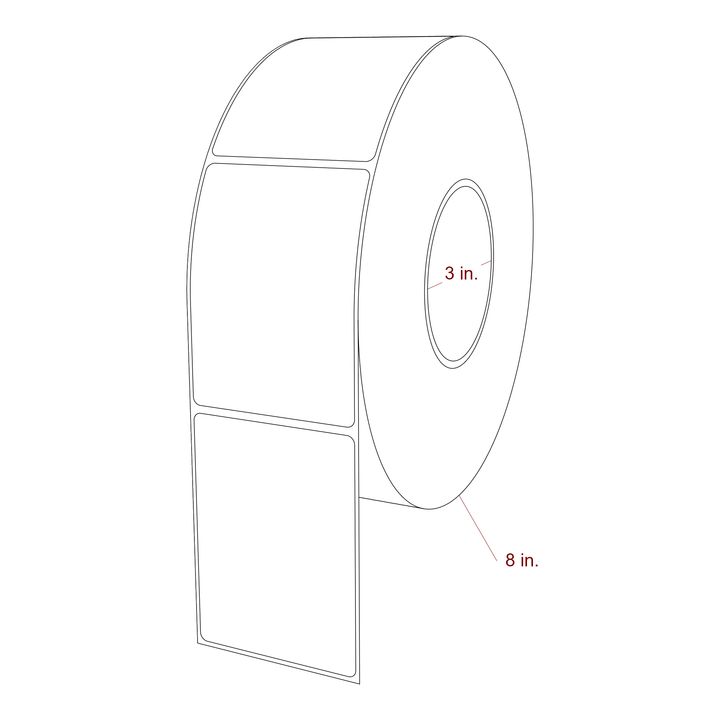 2.75" x 3.75" Inkjet Label Rolls | Fits Epson ColorWorks, VIPColor & Primera