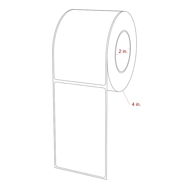2.75" x 4.4375" Inkjet Label Rolls | Fits Epson ColorWorks, VIPColor & Primera