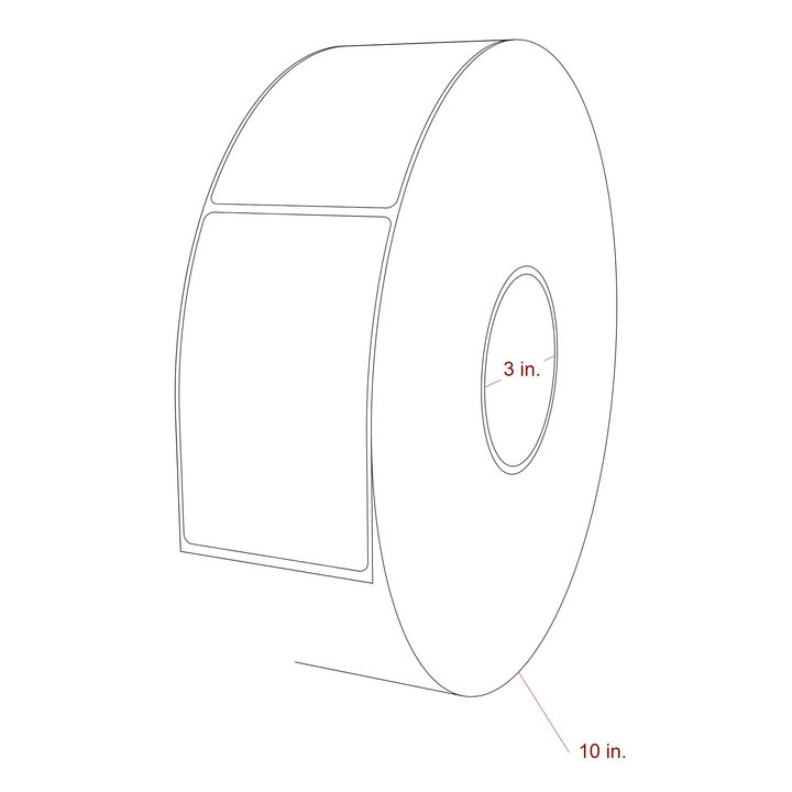 2.75" x 4.4375" Inkjet Label Rolls | Fits Epson ColorWorks, VIPColor & Primera