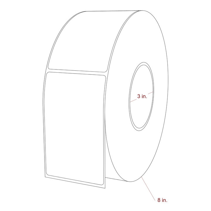2.75" x 4.4375" Inkjet Label Rolls | Fits Epson ColorWorks, VIPColor & Primera