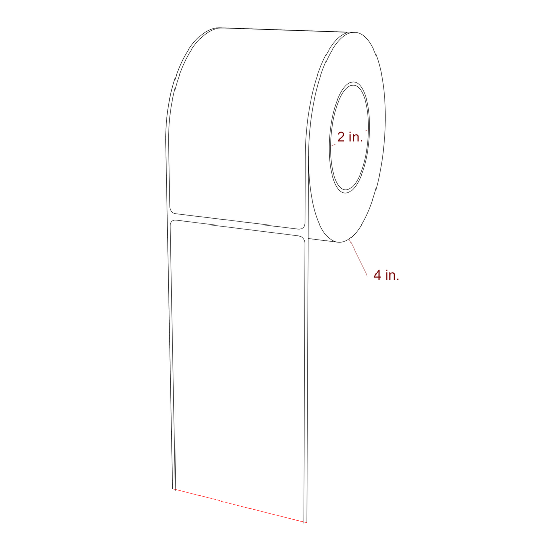 2.75" x 4.5" Inkjet Label Rolls | Fits Epson ColorWorks, VIPColor & Primera