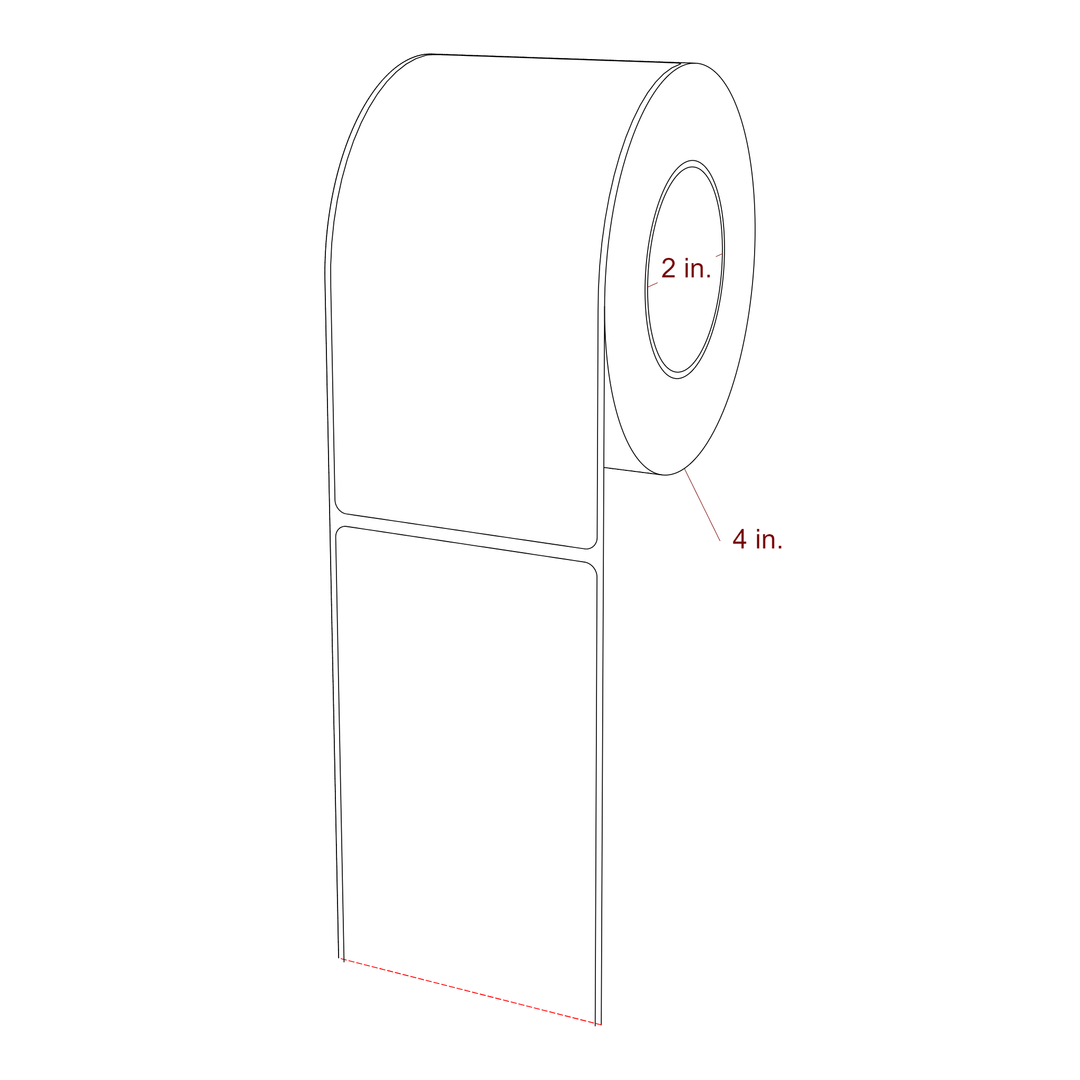 2.75" x 5.4375" Inkjet Label Rolls | Fits Epson ColorWorks, VIPColor & Primera
