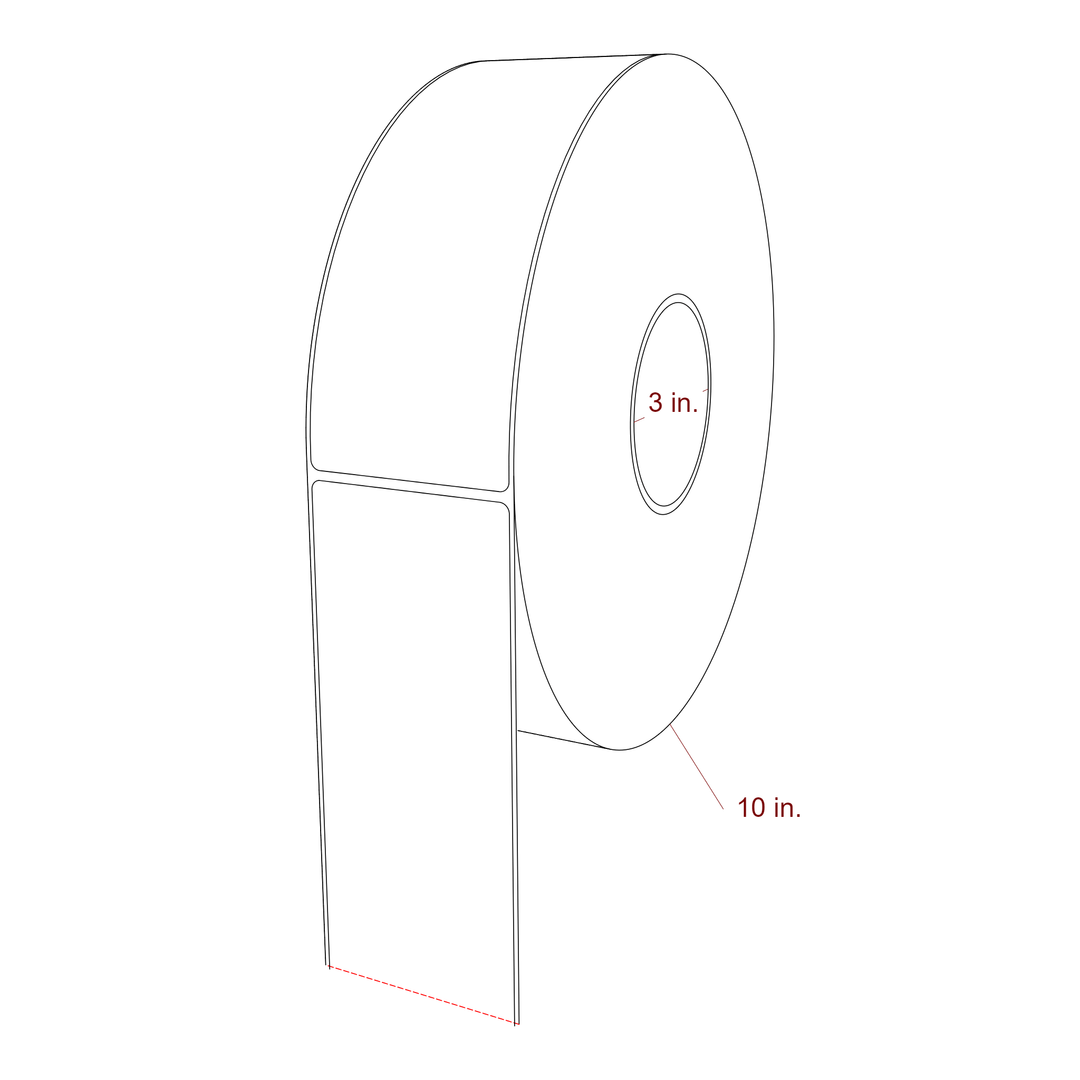 2.75" x 7.5" Inkjet Label Rolls | Fits Epson ColorWorks, VIPColor & Primera
