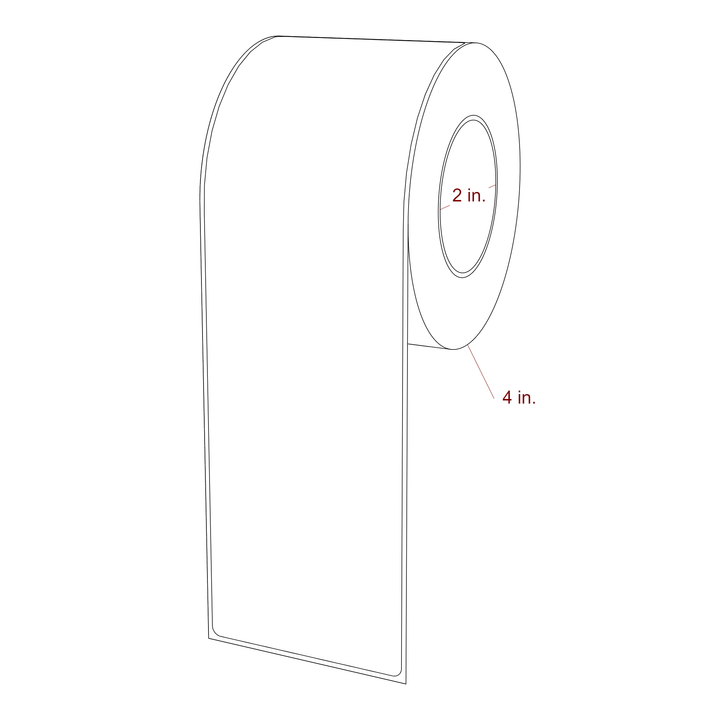 2.75" x 9" Inkjet Label Rolls | Fits Epson ColorWorks, VIPColor & Primera