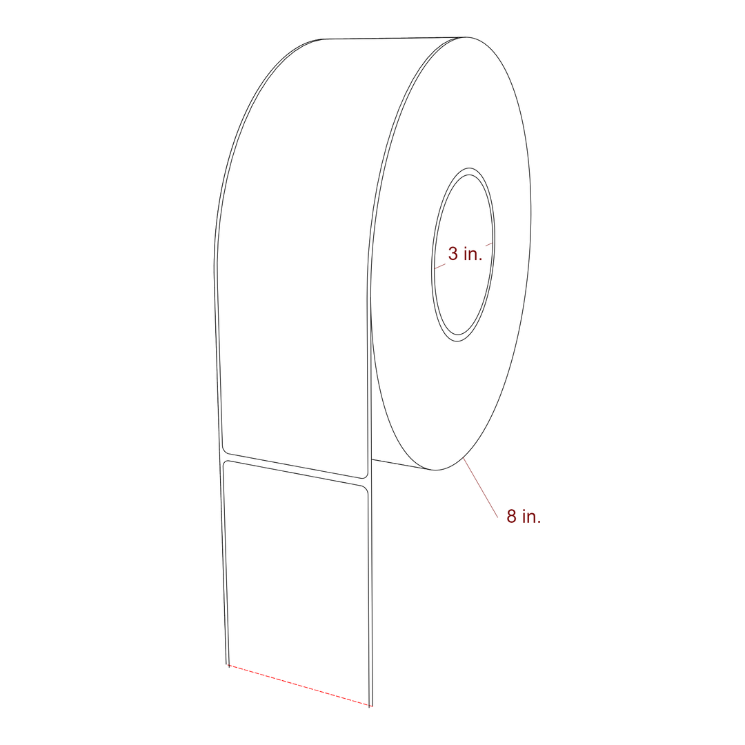 2.75" x 9" Inkjet Label Rolls | Fits Epson ColorWorks, VIPColor & Primera