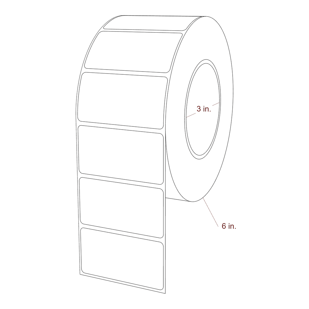 2.85" x 1.5" Inkjet Label Rolls | Fits Epson ColorWorks, VIPColor & Primera