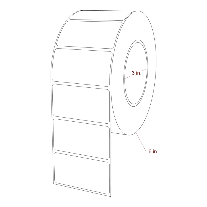 2.85" x 1.5" Inkjet Label Rolls | Fits Epson ColorWorks, VIPColor & Primera