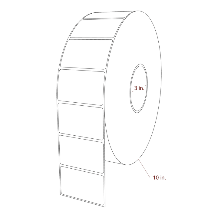 2.85" x 1.75" Inkjet Label Rolls | Fits Epson ColorWorks, VIPColor & Primera