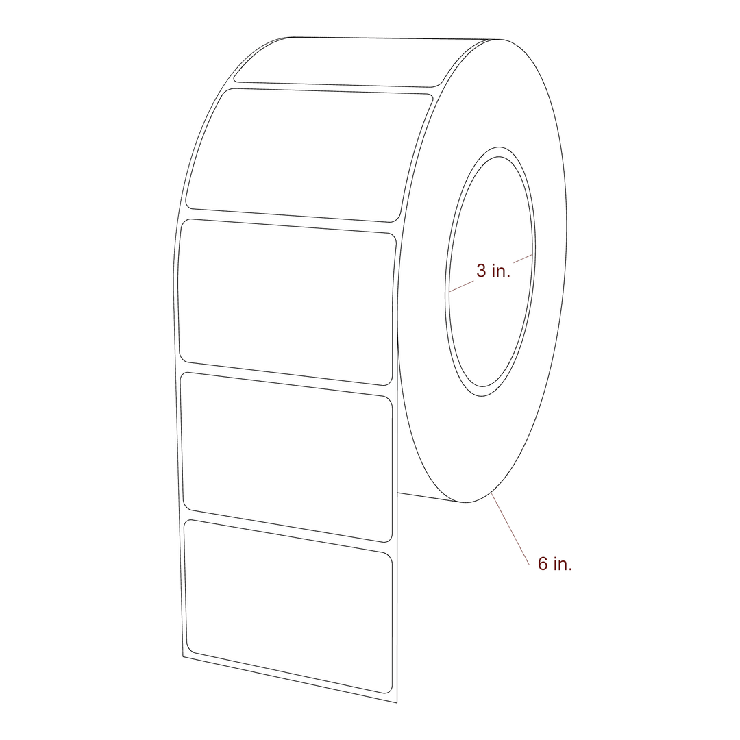 2.85" x 1.75" Inkjet Label Rolls | Fits Epson ColorWorks, VIPColor & Primera