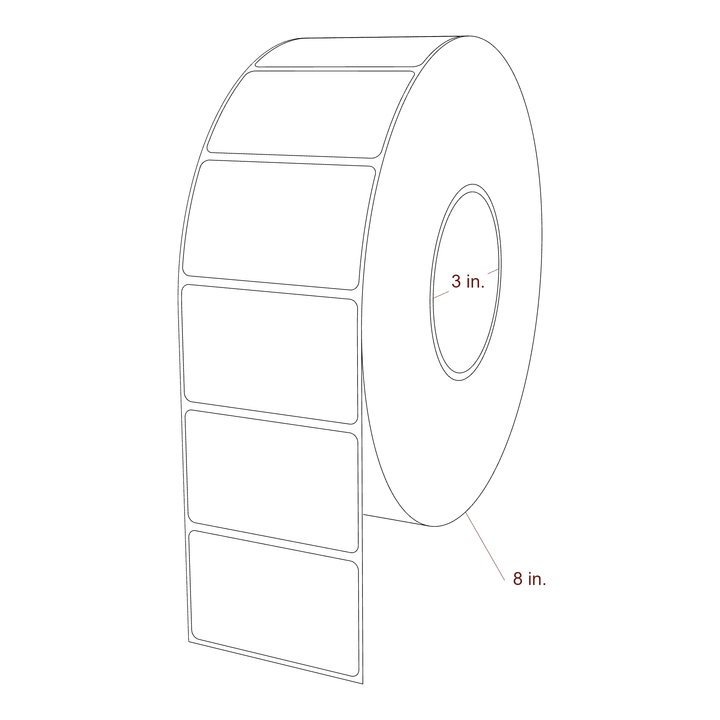 2.85" x 1.75" Inkjet Label Rolls | Fits Epson ColorWorks, VIPColor & Primera