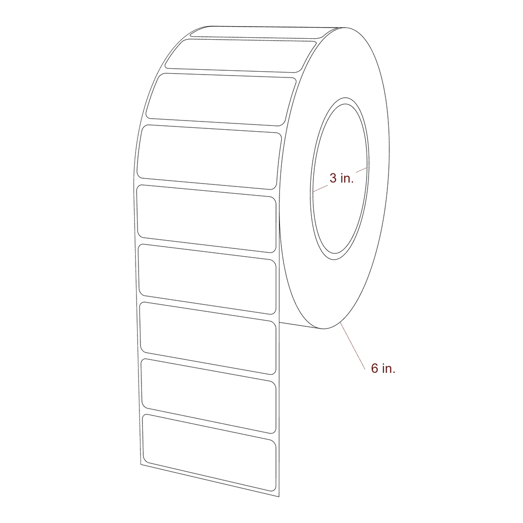2.85" x 1" Inkjet Label Rolls | Fits Epson ColorWorks, VIPColor & Primera