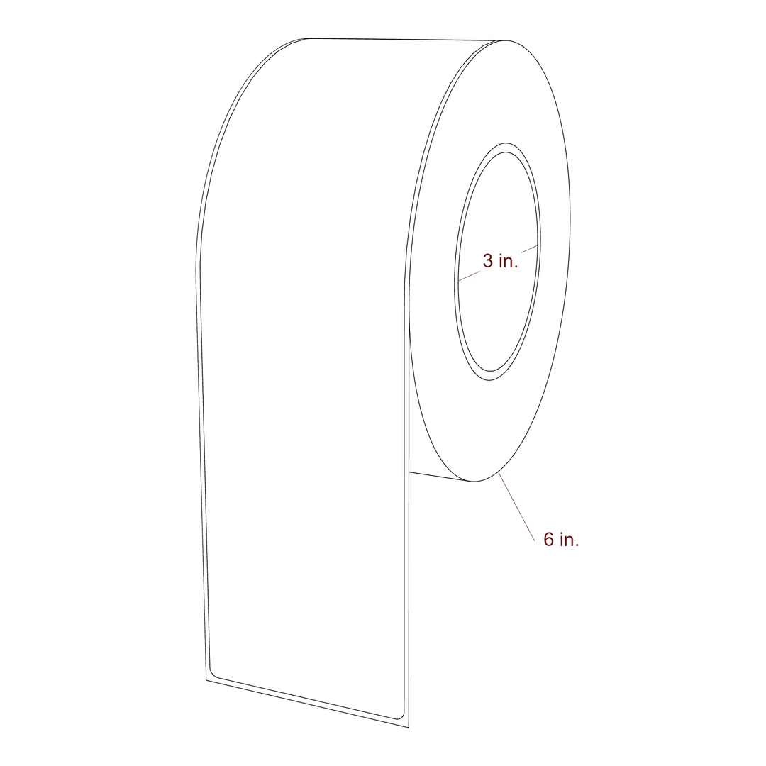 2.85" x 10" Inkjet Label Rolls | Fits Epson ColorWorks, VIPColor & Primera