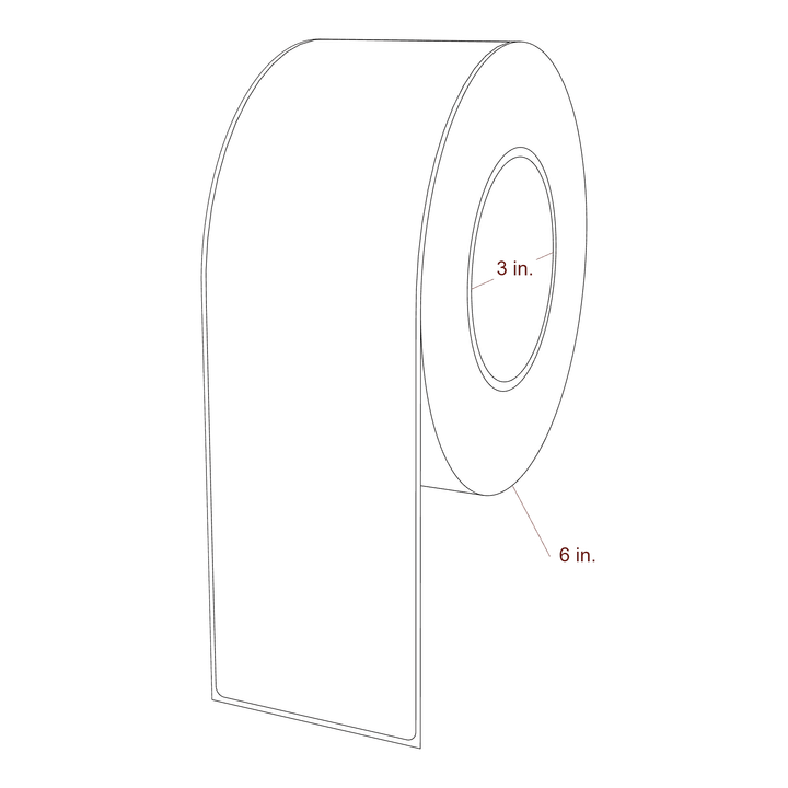 2.85" x 10" Inkjet Label Rolls | Fits Epson ColorWorks, VIPColor & Primera