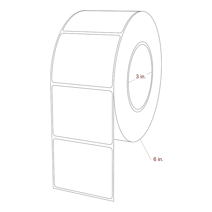 2.85" x 2.25" Inkjet Label Rolls | Fits Epson ColorWorks, VIPColor & Primera