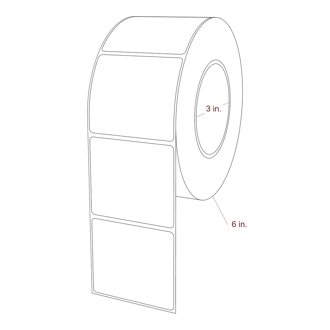 2.85" x 2.5" Inkjet Label Rolls | Fits Epson ColorWorks, VIPColor & Primera