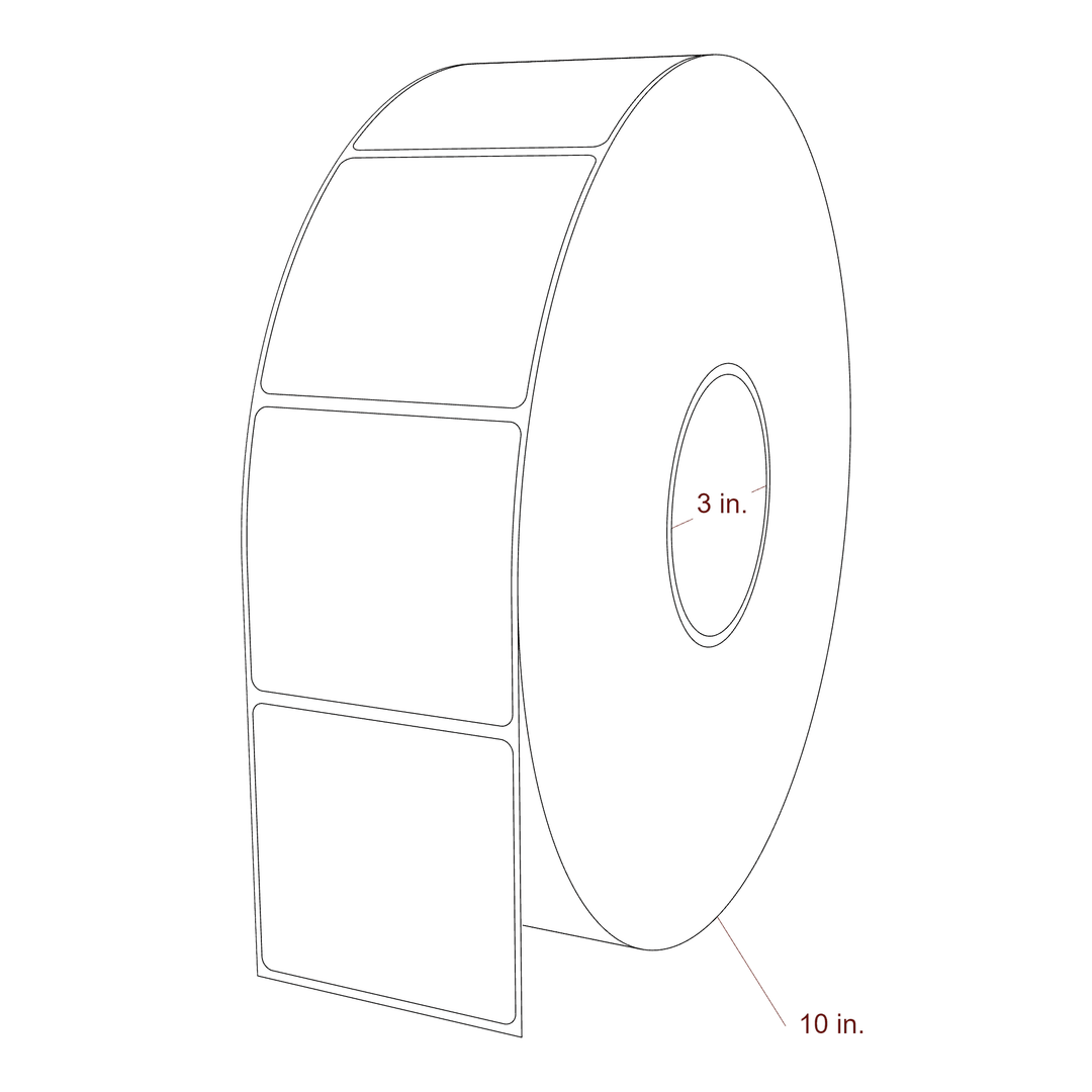 2.85" x 2.75" Inkjet Label Rolls | Fits Epson ColorWorks, VIPColor & Primera