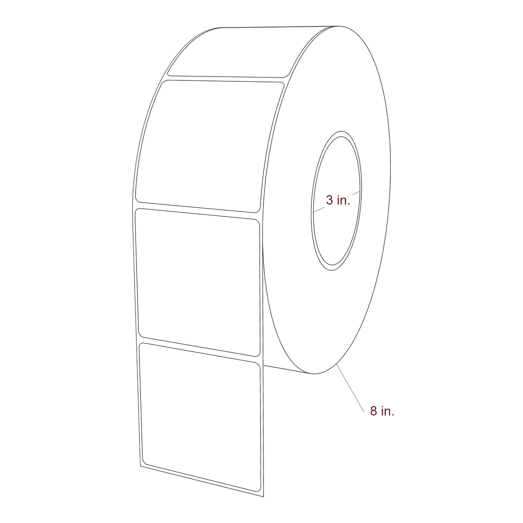 2.85" x 2.75" Inkjet Label Rolls | Fits Epson ColorWorks, VIPColor & Primera