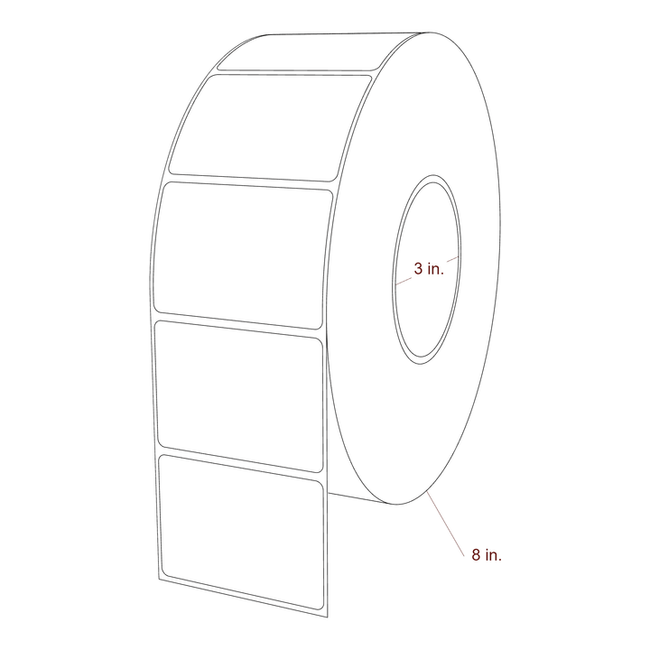2.85" x 2" Inkjet Label Rolls | Fits Epson ColorWorks, VIPColor & Primera