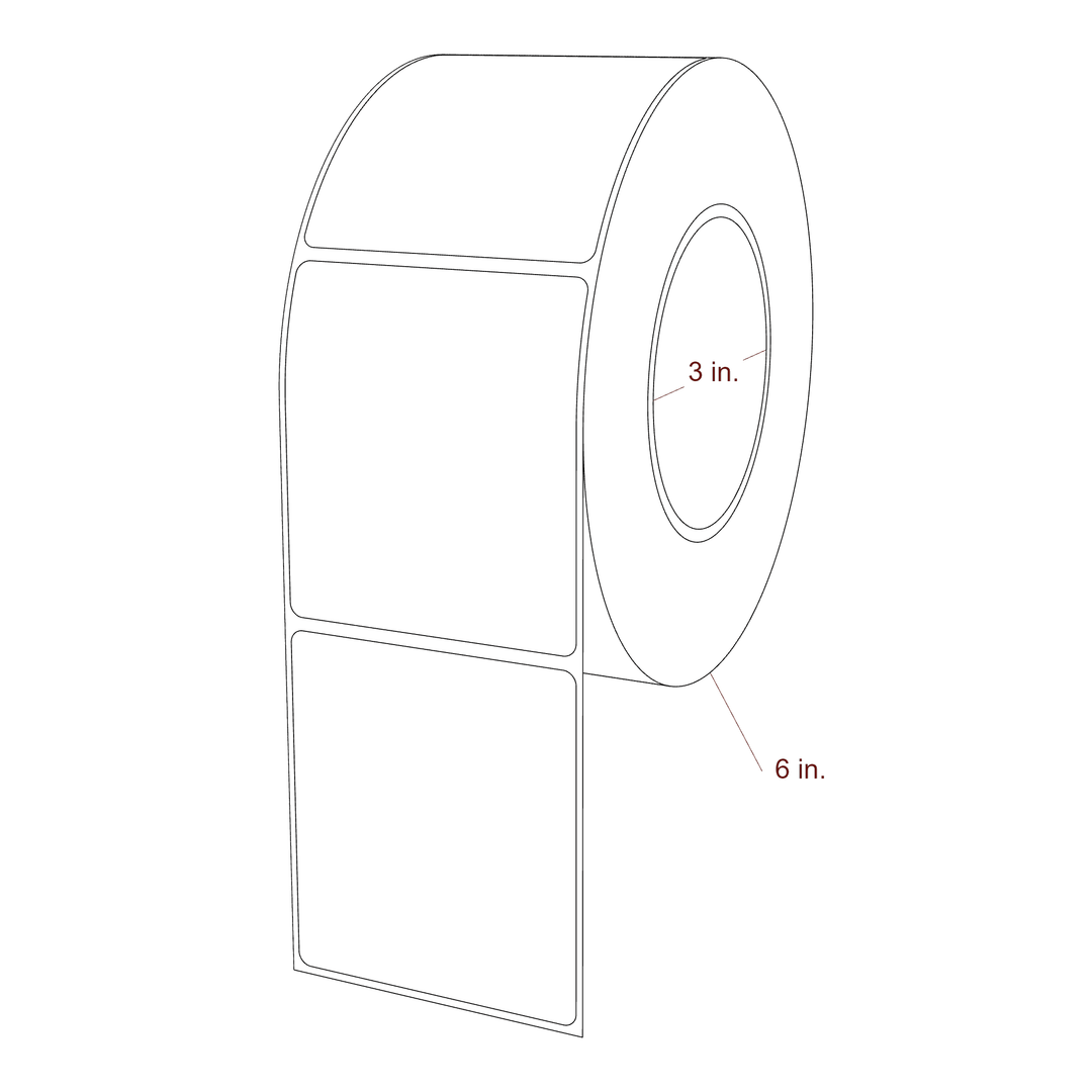 2.85" x 3.25" Inkjet Label Rolls | Fits Epson ColorWorks, VIPColor & Primera