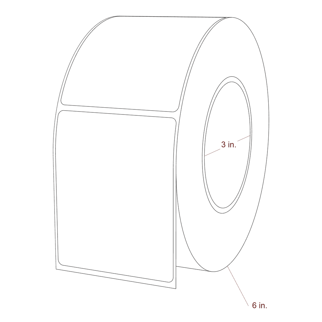 2.85" x 3.5" Inkjet Label Rolls | Fits Epson ColorWorks, VIPColor & Primera