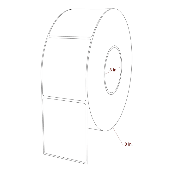 2.85" x 3.5" Inkjet Label Rolls | Fits Epson ColorWorks, VIPColor & Primera