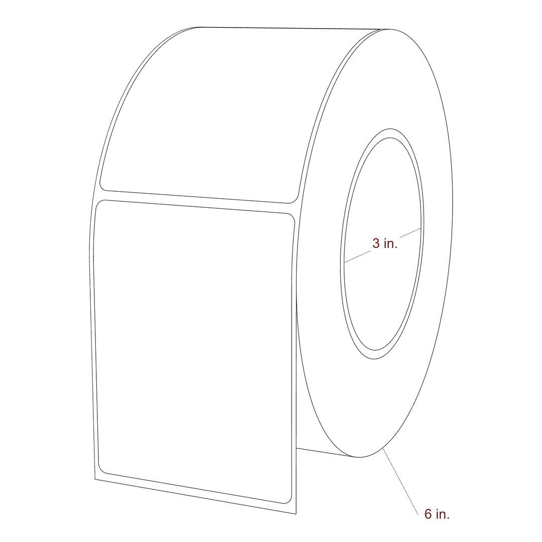 2.85" x 3.6875" Inkjet Label Rolls | Fits Epson ColorWorks, VIPColor & Primera