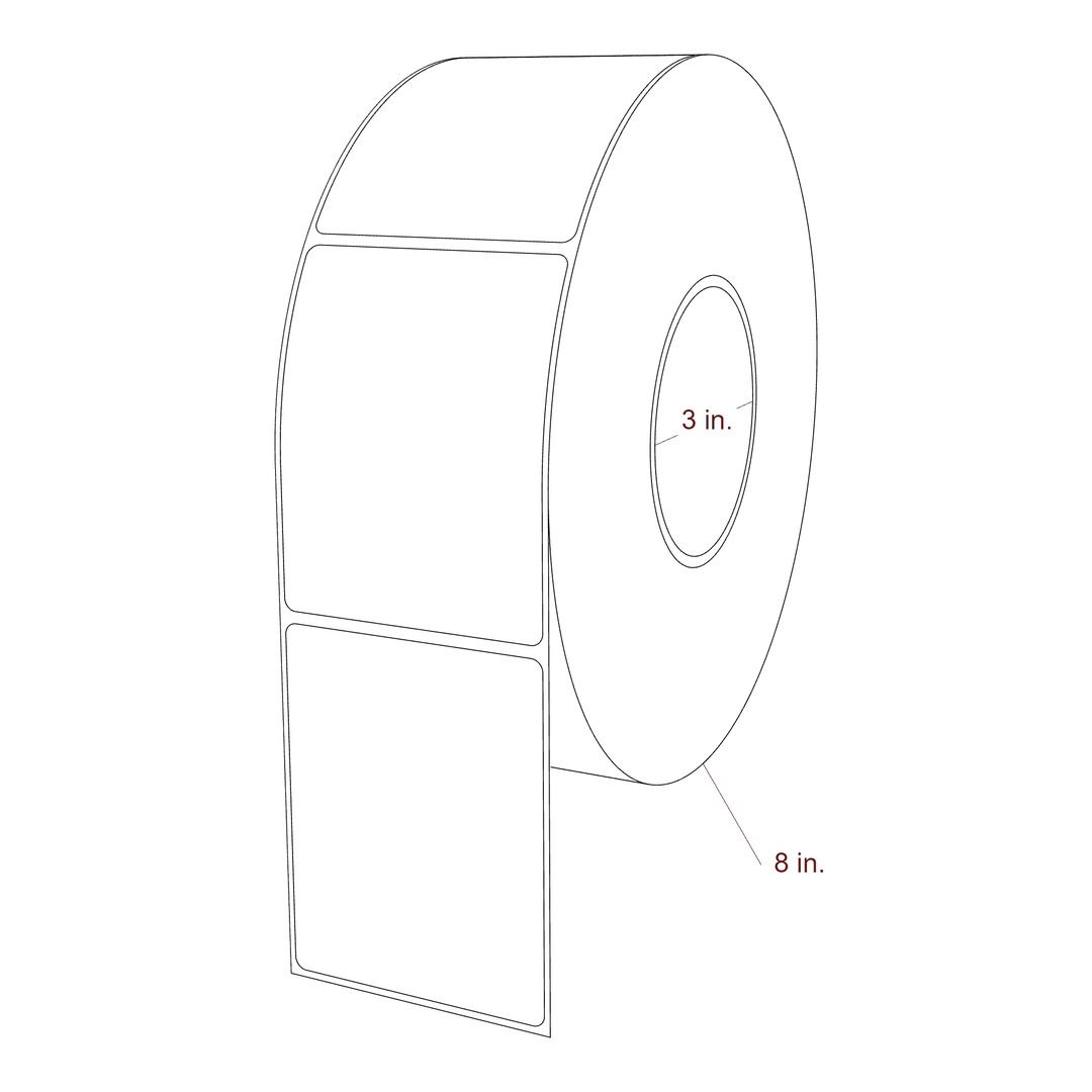 2.85" x 3.6875" Inkjet Label Rolls | Fits Epson ColorWorks, VIPColor & Primera