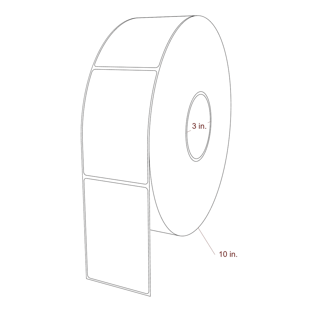 2.85" x 4.25" Inkjet Label Rolls | Fits Epson ColorWorks, VIPColor & Primera