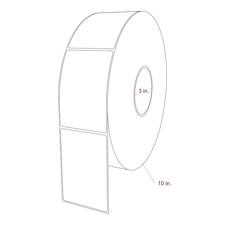 2.85" x 4.25" Inkjet Label Rolls | Fits Epson ColorWorks, VIPColor & Primera