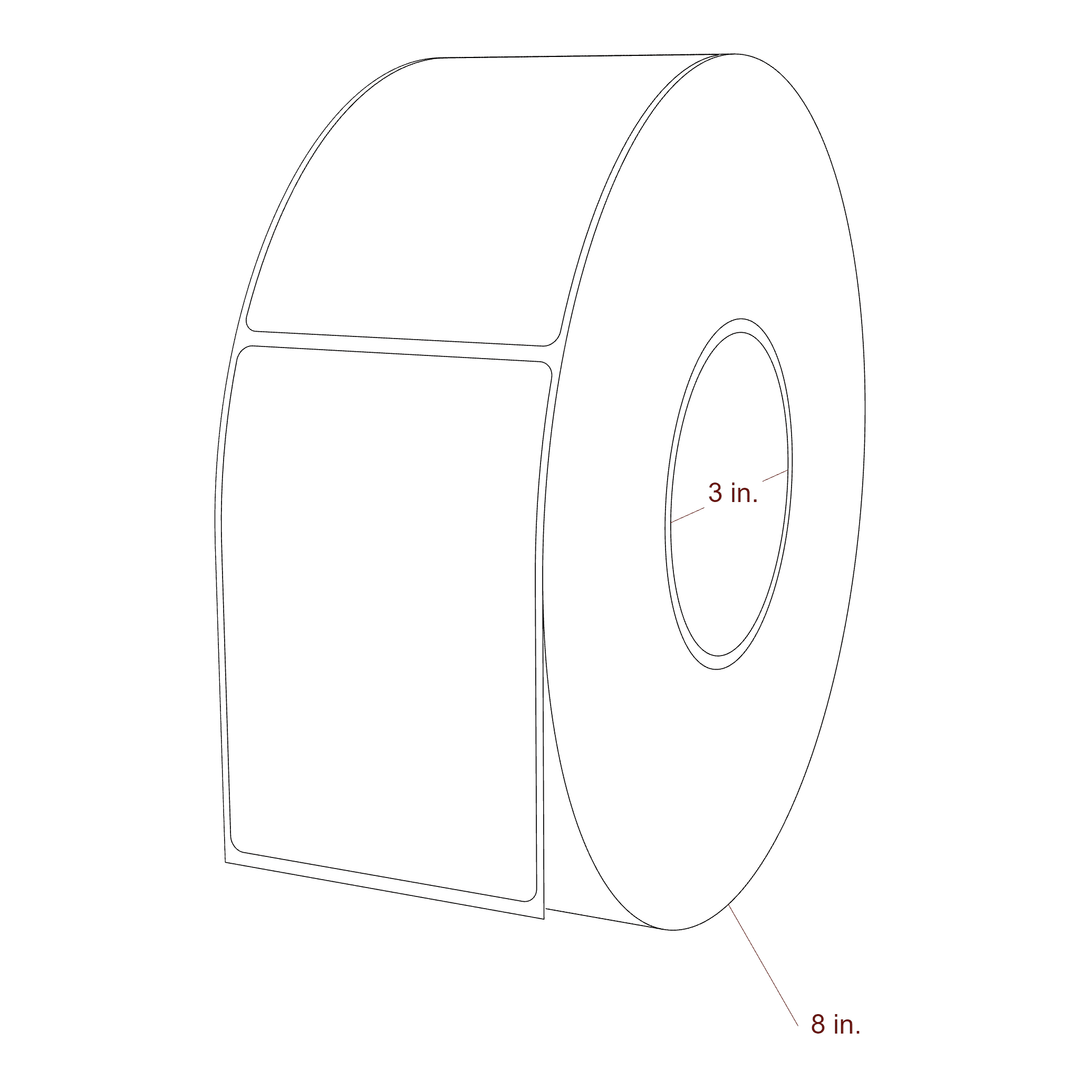 2.85" x 4.25" Inkjet Label Rolls | Fits Epson ColorWorks, VIPColor & Primera