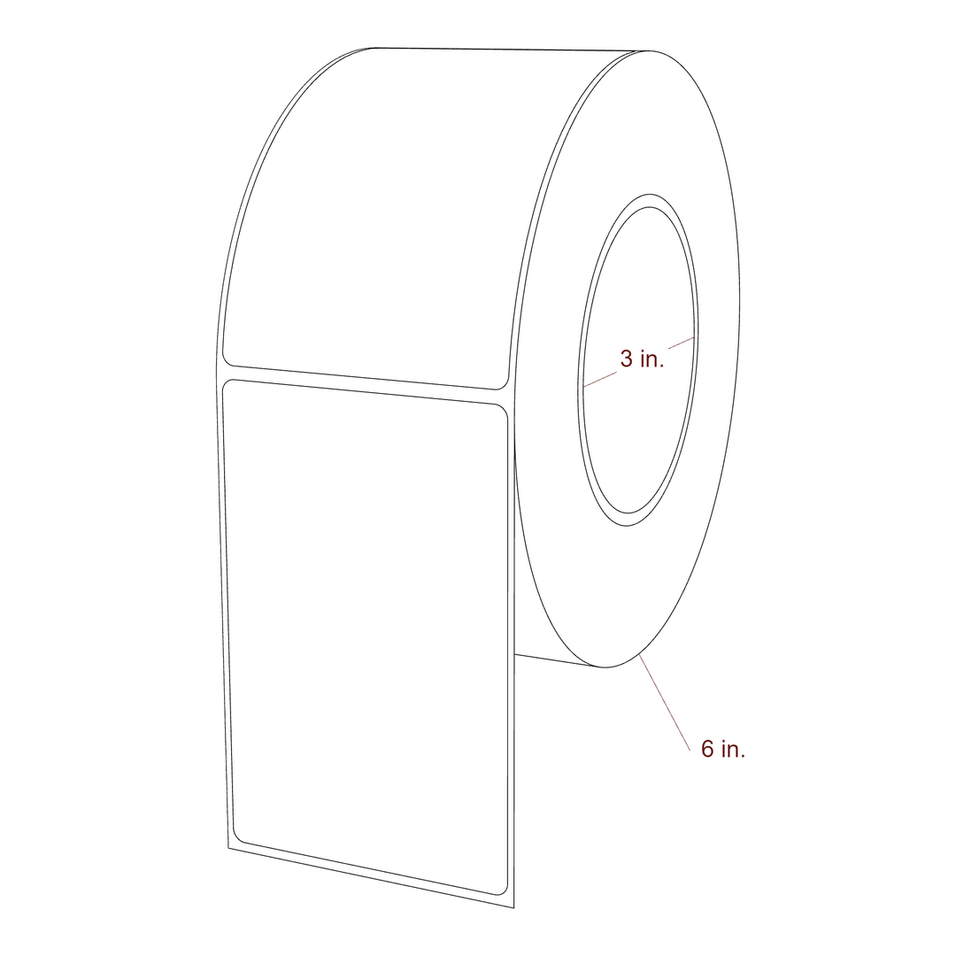 2.85" x 4.4375" Inkjet Label Rolls | Fits Epson ColorWorks, VIPColor & Primera