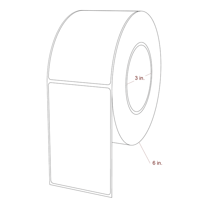 2.85" x 4.4375" Inkjet Label Rolls | Fits Epson ColorWorks, VIPColor & Primera