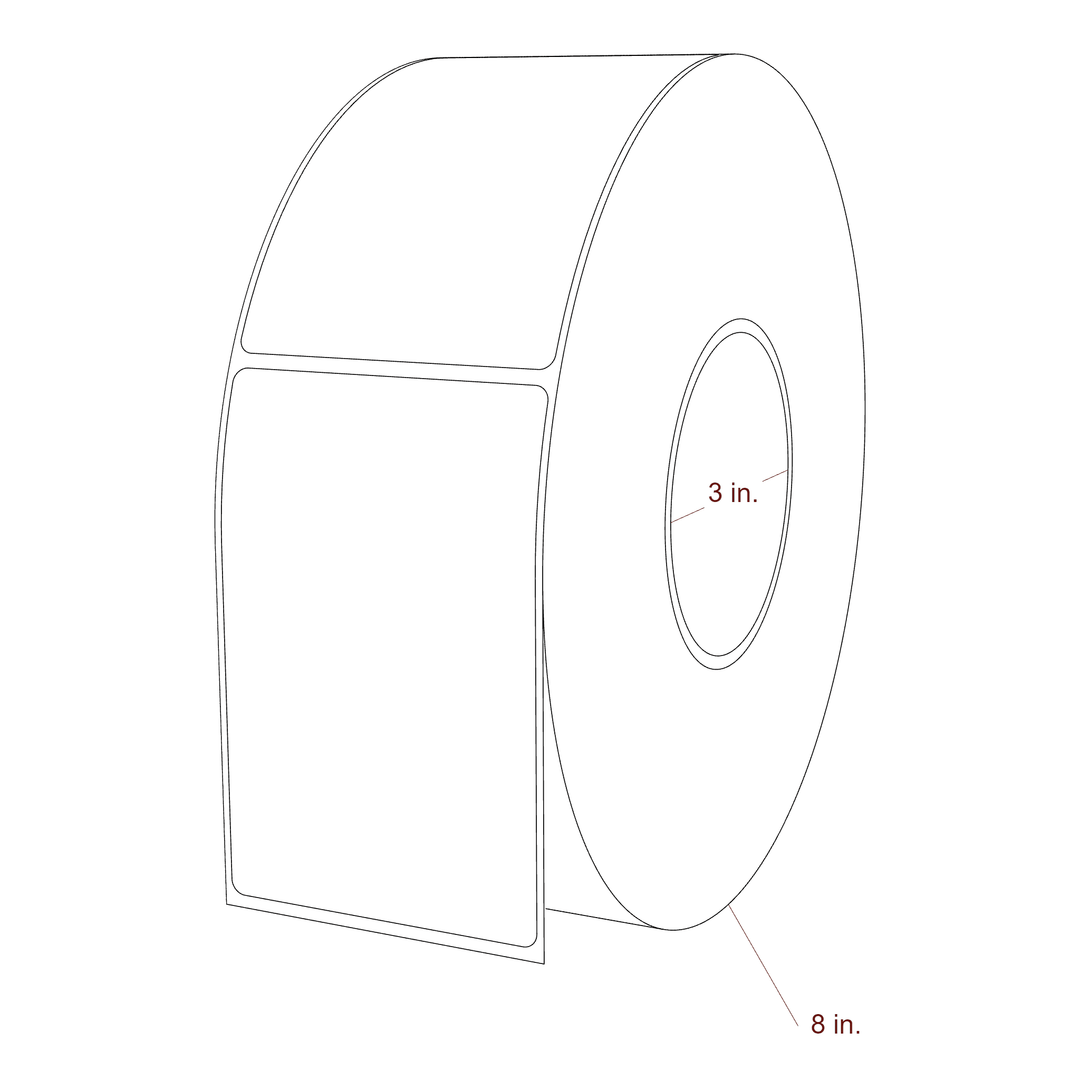2.85" x 4.4375" Inkjet Label Rolls | Fits Epson ColorWorks, VIPColor & Primera
