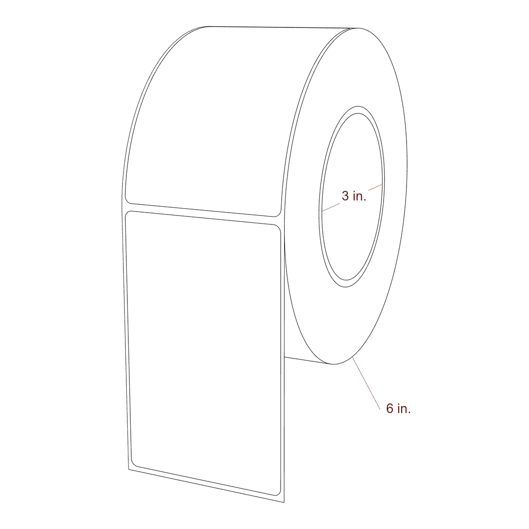 2.85" x 4.5" Inkjet Label Rolls | Fits Epson ColorWorks, VIPColor & Primera