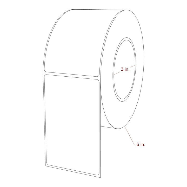 2.85" x 4.5" Inkjet Label Rolls | Fits Epson ColorWorks, VIPColor & Primera