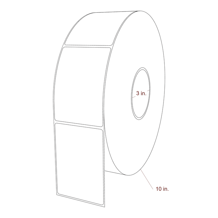 2.85" x 4" Inkjet Label Rolls | Fits Epson ColorWorks, VIPColor & Primera