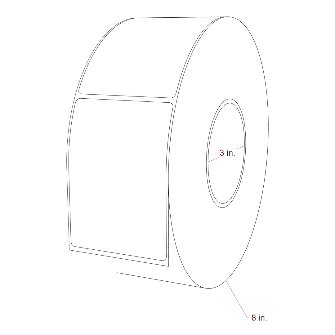 2.85" x 4" Inkjet Label Rolls | Fits Epson ColorWorks, VIPColor & Primera