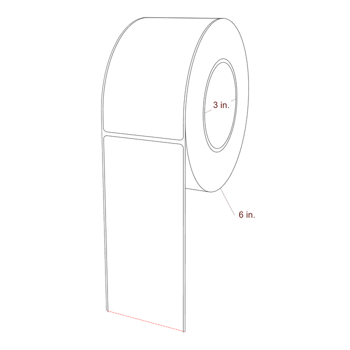 2.85" x 5.25" Inkjet Label Rolls | Fits Epson ColorWorks, VIPColor & Primera