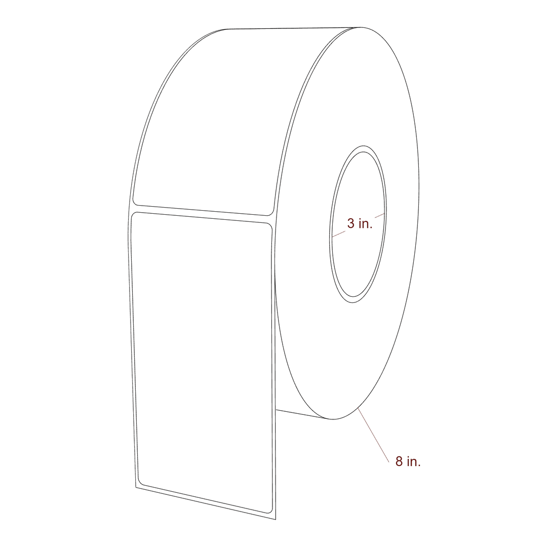 2.85" x 5.25" Inkjet Label Rolls | Fits Epson ColorWorks, VIPColor & Primera